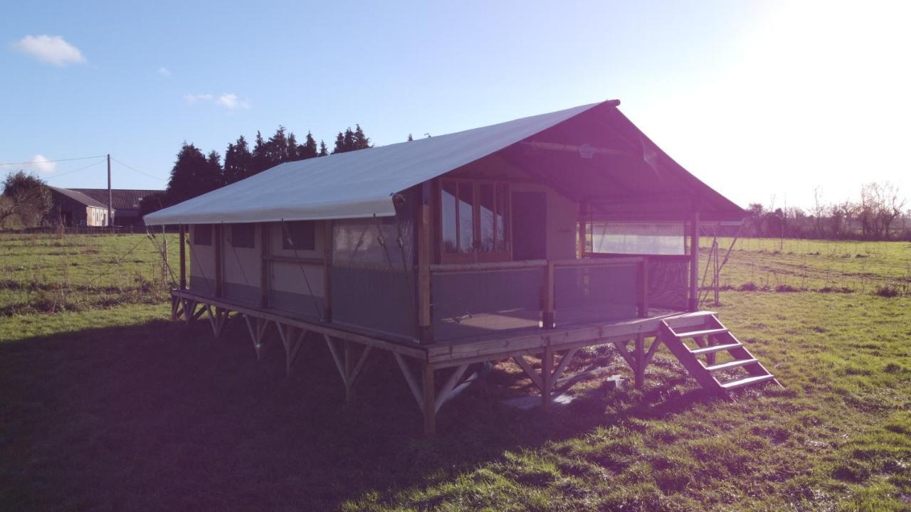 Camping A La Ferme - Hebergements Insolites Cerisy-la-Foret Bagian luar foto